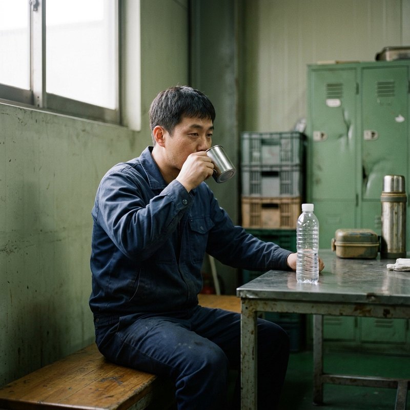 급여명세를 확인하는 모습